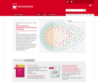 Waxmann.com(Waxmann Verlag GmbH) Screenshot