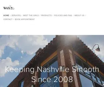 Waxnashville.com(WAX Nashville) Screenshot