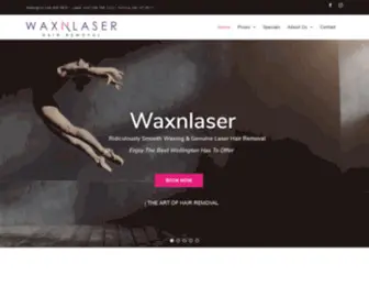 Waxnlaser.co.nz(Laser Hair removal Wellington) Screenshot