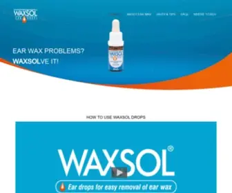 Waxsol.com.au(Learn about WAXSOL) Screenshot