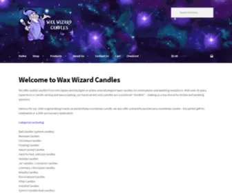 Waxwizard.net(Wax Wizard Candles) Screenshot