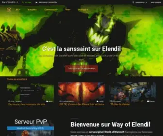 Way-OF-Elendil.fr(Way of elendil) Screenshot