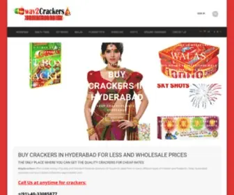 Way2Crackers.com(Buy Diwali Crackers in Hyderabad) Screenshot