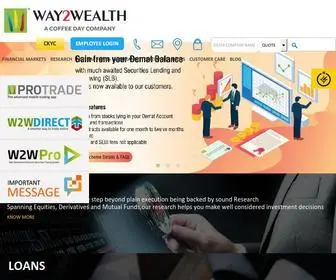 Way2Wealth.com(Online Trading) Screenshot
