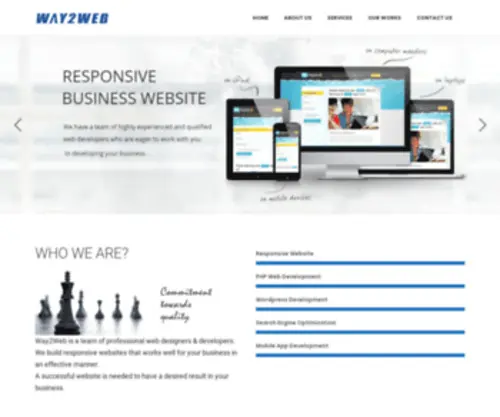 Way2Web.in(Website Design Company) Screenshot