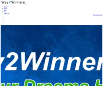 Way2Winners.com(Way 2 Winners) Screenshot