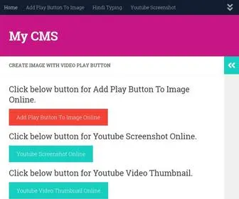 Way4Info.net(Create Image with video play button) Screenshot