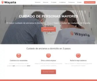 Wayalia.es(Cuidado de Personas Mayores a Domicilio) Screenshot