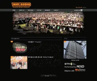 Wayaudio.co.kr(WAYAUDIO) Screenshot