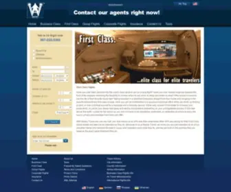 Wayby.com(Cheap First Class Flights Airfares Airline Tickets Travel) Screenshot