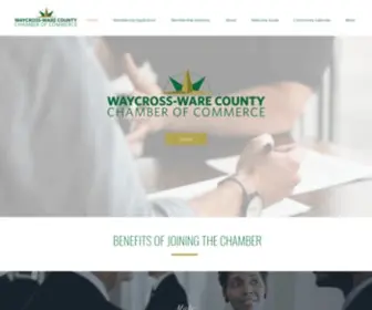Waycrosschamber.org(The Waycross Chamber of Commerce) Screenshot