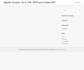 Wayfaircoupon.org(Wayfair Coupon) Screenshot
