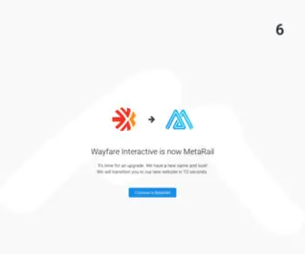 Wayfareinteractive.com(Wayfare is now MetaRail) Screenshot