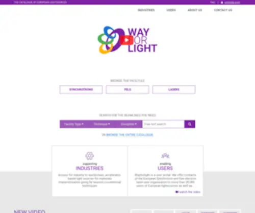 Wayforlight.eu(Home) Screenshot