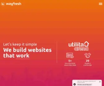 Wayfresh.co.uk(Web design Newcastle) Screenshot