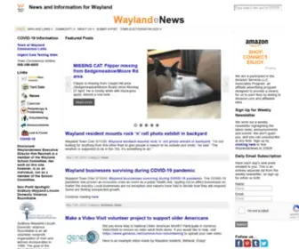 Waylandenews.com(WaylandeNews) Screenshot