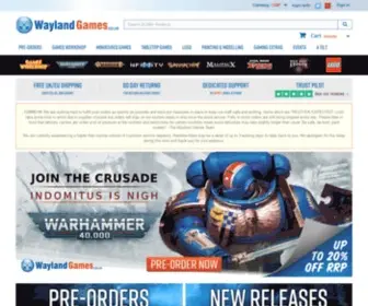 Waylandgames.co.uk(20% Discount wargames) Screenshot