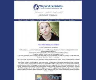 Waylandpediatrics.com(Wayland Pediatrics) Screenshot