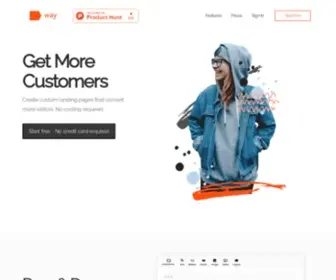 Way.live(Landing Pages) Screenshot