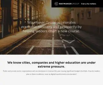 Waymaker-Group.com(Innovation District Planning Consultants) Screenshot