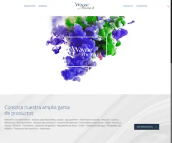 Wayne.com.ar(Wayne Chemical) Screenshot