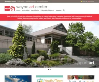 Wayneart.org(Wayne Art Center) Screenshot