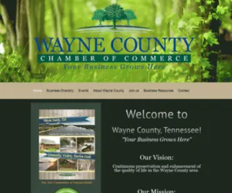 Waynecountychamber.org(Wayne County Chamber of Commerce) Screenshot