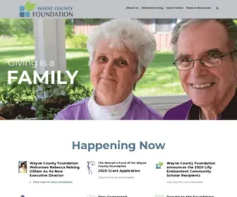 Waynecountyfoundation.org(Wayne County Foundation) Screenshot