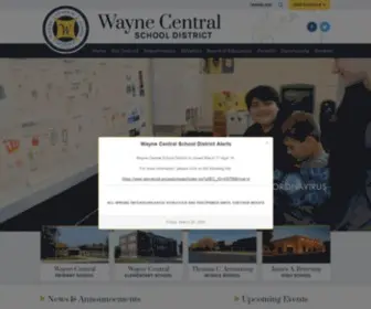 Waynecsd.org(Wayne Central School District) Screenshot