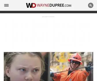 Waynedupree.com(Wayne Dupree Real Talk) Screenshot