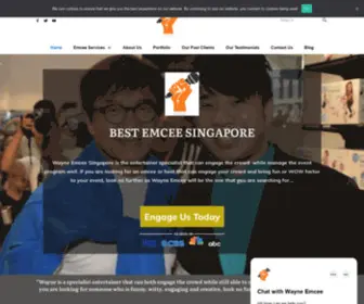 Wayneemceesingapore.com(Emcee Singapore) Screenshot