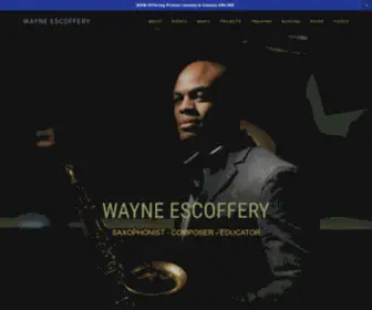 Wayneescoffery.com(Wayne Escoffery) Screenshot