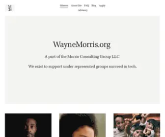 Waynemorris.org(The mission of Morris Consulting) Screenshot