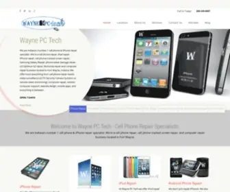 Waynepctech.com(Cell Phone Repair) Screenshot