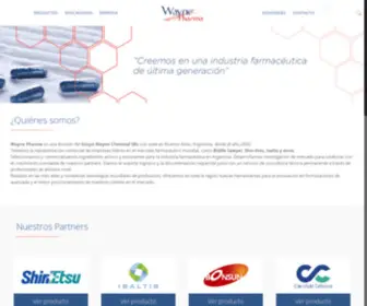 Waynepharma.com(Productos de alta calidad) Screenshot