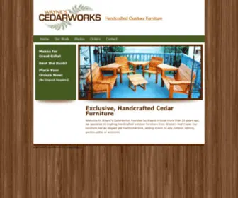 Waynescedarworks.com(国彩) Screenshot