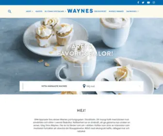 Waynescoffee.fi(Wayne's Coffee International) Screenshot