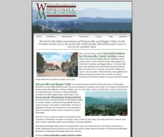 Waynesvillebandb.com(Bed and Breakfast Waynesville North Carolina) Screenshot