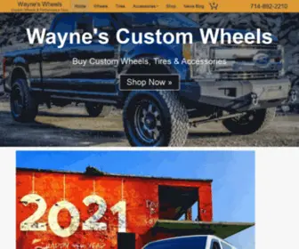 Wayneswheel.com(Wayne's Wheels) Screenshot