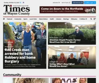 Waynetimes.com(The Times of Wayne County) Screenshot