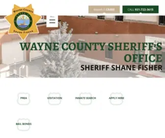 Waynetnso.com(Wayne County Sheriffs Office) Screenshot