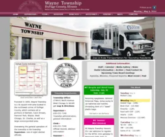 Waynetwp-IL.org(Wayne Township Illinois) Screenshot