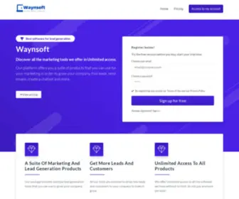 Waynsoft.com(Discover all the marketing tools we offer in Unlimited access) Screenshot