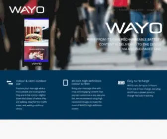 Wayo.co(Mobile Digital Signage) Screenshot