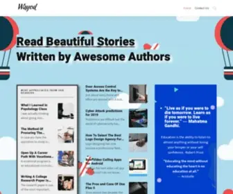 Wayodd.com(Helpful Stories From Awesome Authors) Screenshot