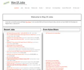 Wayofjobs.com(Way Of Jobs) Screenshot