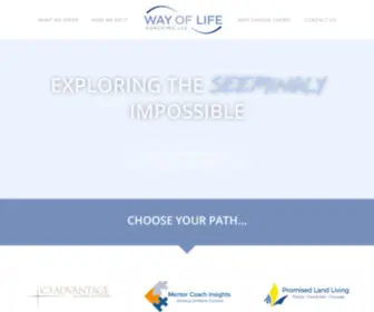 Wayoflifecoaching.com(Way of Life Coaching) Screenshot