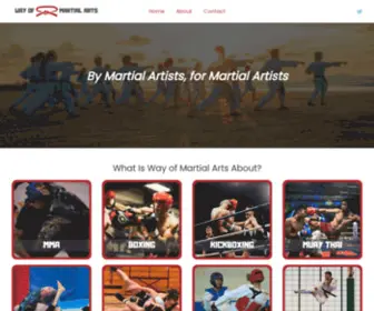 Wayofmartialarts.com(Way Of Martial Arts) Screenshot