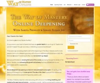 Wayofmasteryonline.com(The Way Of Mastery Online Deepening) Screenshot