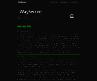 Waysecure.com(WaySecure) Screenshot